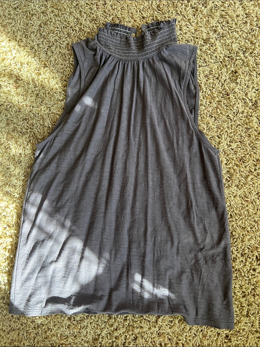 Nation Ltd Smocked Neck Tank Top